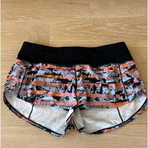 lulu lemon speed up shorts 2.5